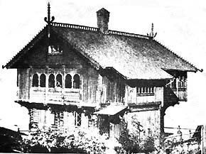 Carl Curman's Old Norse 
inspiring summer house (1880)